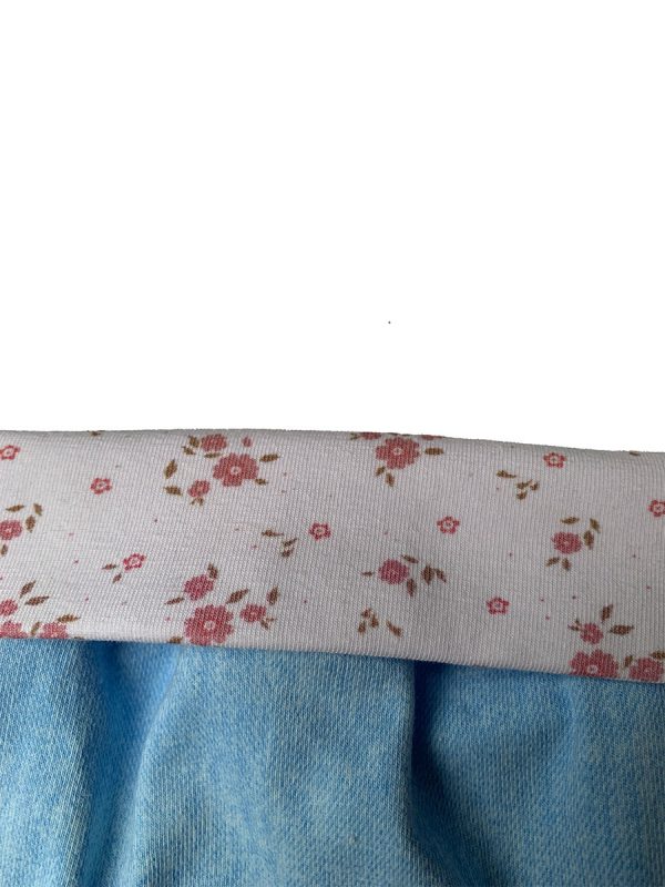 Nicu broekje uni jeans met bloemetjes - Afbeelding 2