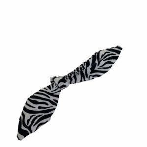 Losse strik zebraprint