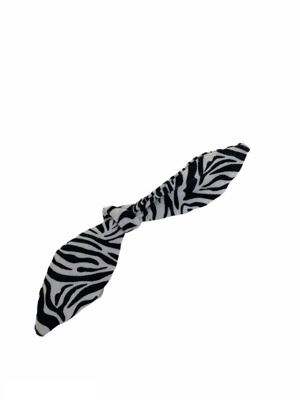 Losse strik zebraprint