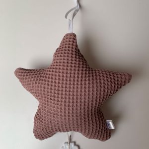 Muziekdoosje ster oud mauve