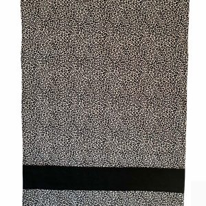 Placemat dubbelzijdig zwart panterprint