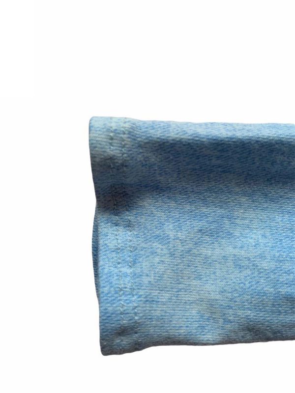 Nicu romper met lange mouwen uni jeans klittenband - Afbeelding 5