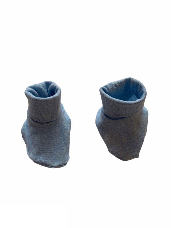 Babyslofjes uni jeans - Afbeelding 2