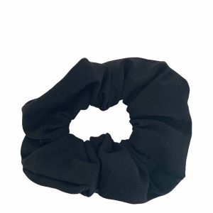 Scrunchy uni zwart