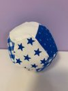 Bal stof voetbal patronen blauw wit