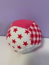 Bal stof voetbal patronen roze wit