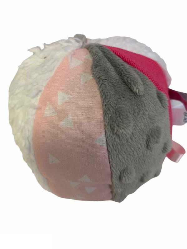 Bal stof roze grijs wit - Afbeelding 2