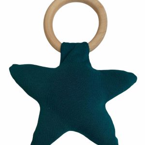 Rammelaar bijtring ster uni dusty green