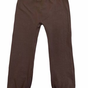 Broek uni donker bruin
