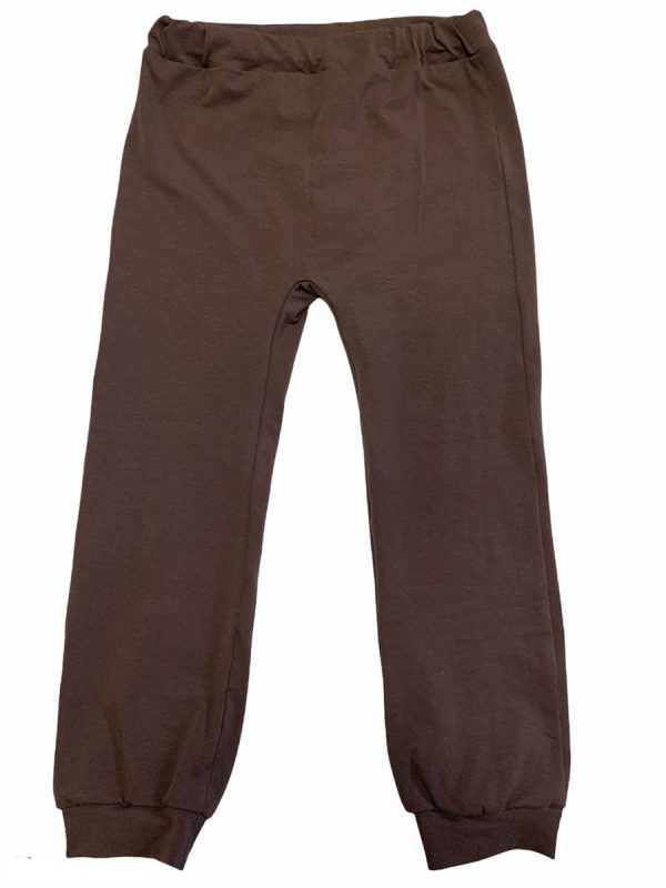 Broek uni donker bruin