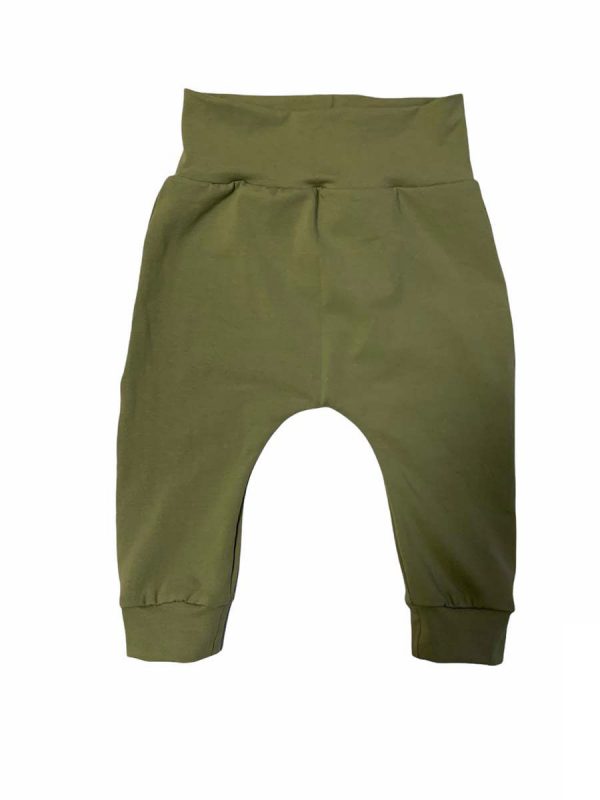 Broek uni olijfgroen