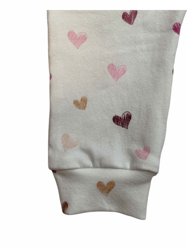 Broek wit hartjes - Afbeelding 2