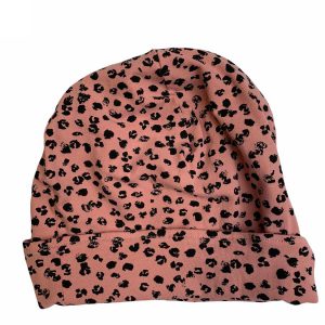 Muts oudroze panterprint