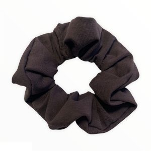 Scrunchy uni donker bruin
