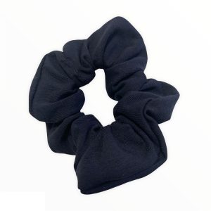 Scrunchy uni donker blauw
