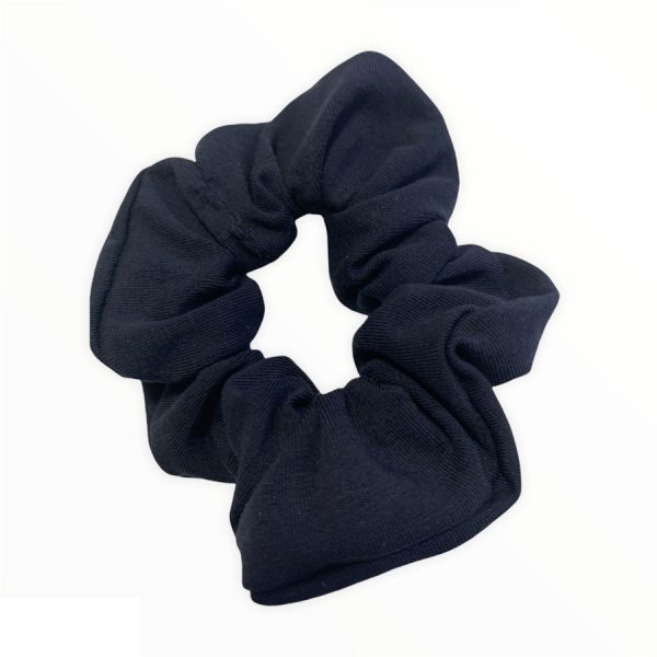 Scrunchy uni donker blauw