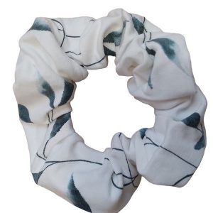 Scrunchy wit takje dusty green