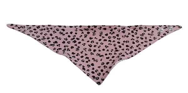 Slabber oudroze panterprint