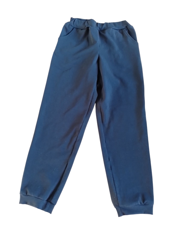 Broek effen zwart