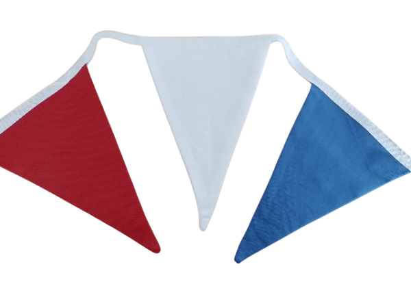 Vlaggenlijn punt rood wit blauw