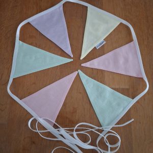 Vlaggenlijn pastelkleuren