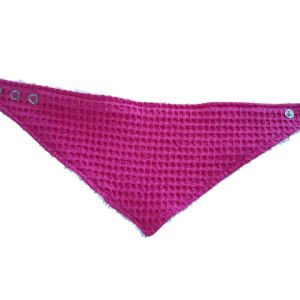 Slabber wafelstof fuchsia