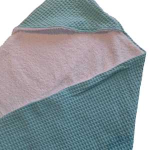 Badcape mintgroen