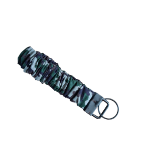 Scrunchie sleutelhanger pols camouflage