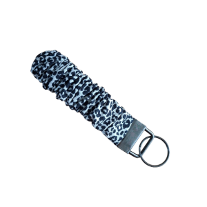 Scrunchie sleutelhanger pols panterprint