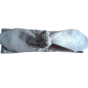 Knoophaarband beige