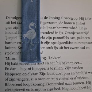 Magnetische boekenlegger flamingo