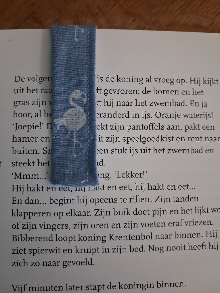 Magnetische boekenlegger flamingo