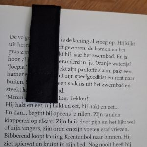 Magnetische boekenlegger effen donkerblauw